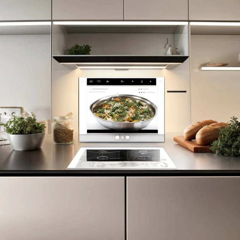 調理手順を表示するタブレット